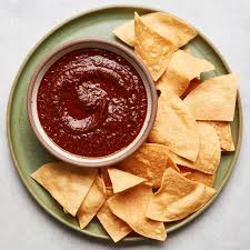 Chipotle Chips & Tomatillo-Red Chili Salsa